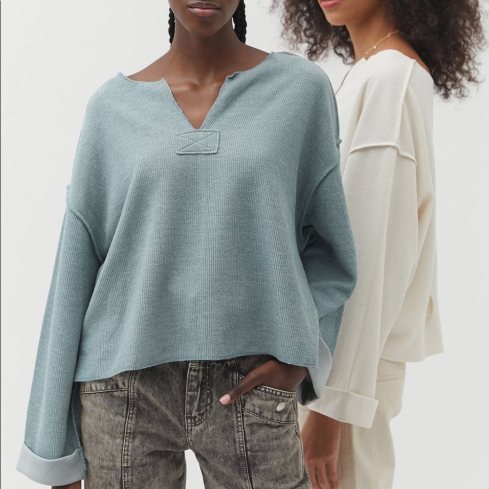 COPY - COPY - Urban Outfitters Jax Inside Out Notch Neck…